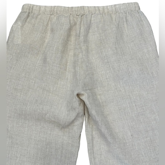 Eileen Fisher 100% Organic Linen Capris PP - Picture 4 of 11